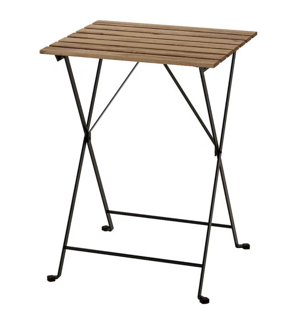 TAVOLINO PIEGHEVOLE LEGNO-FERRO cm 50x54