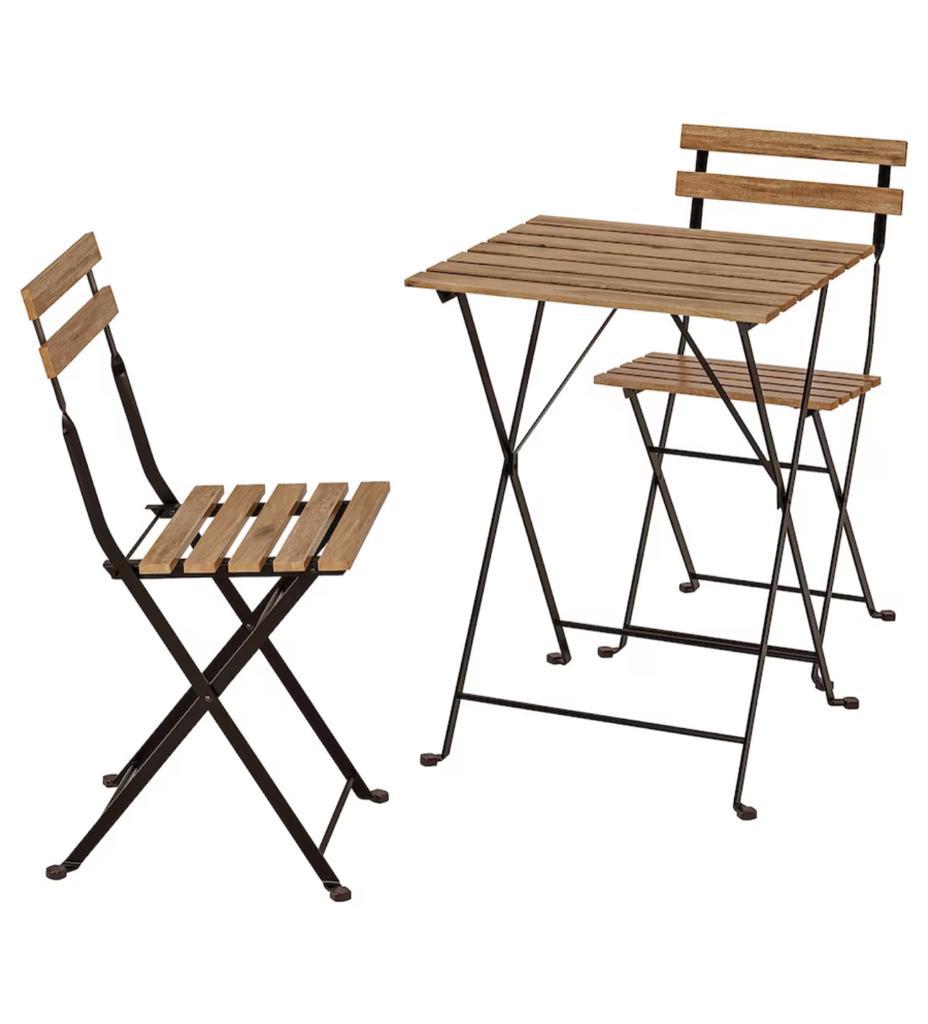 SALOTTO COUNTRY 4 pax: 4 SEDIE LEGNO-FERRO + 1 TAVOLINO LEGNO-FERRO