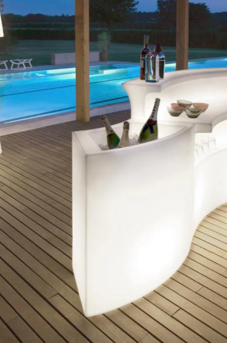 BANCONE BAR ICE BAR LUMINOSO cm 94x48 h 86