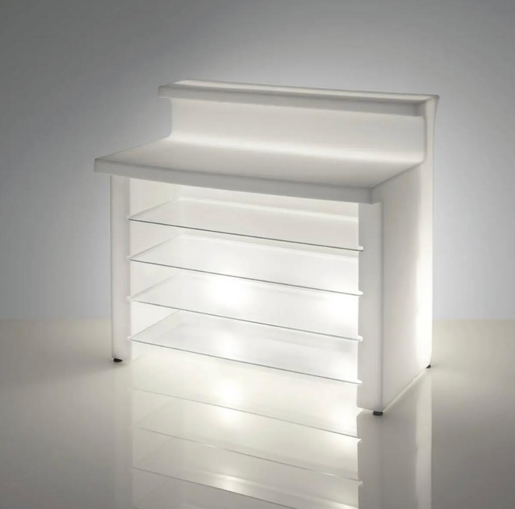 BANCONE BAR BREAK LINE LUMINOSO cm 120x75x110(h)