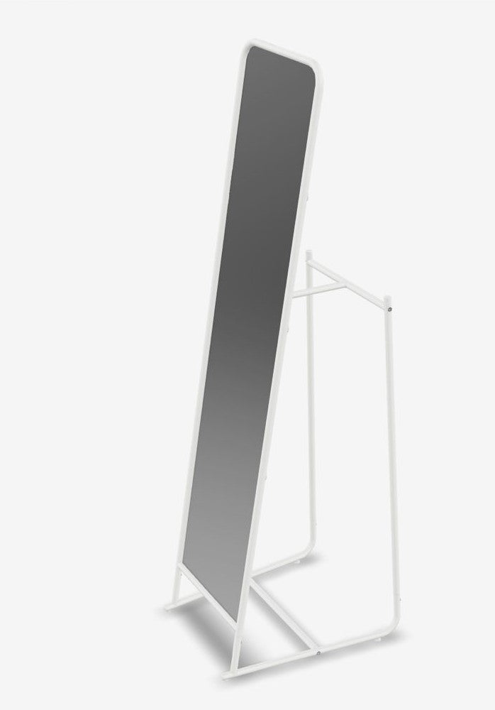 SPECCHIO DA CAMERINO VERTICALE BIANCO cm 40 h 163