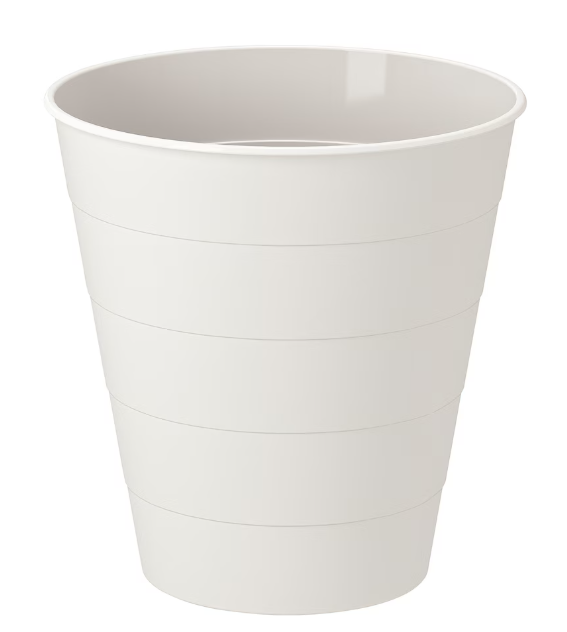 CESTINO GETTA CARTA PLASTICA BIANCO 10L