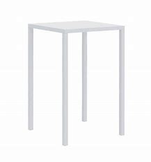TAVOLO JOY ALTO LACCATO BIANCO cm 70x70x110 h110